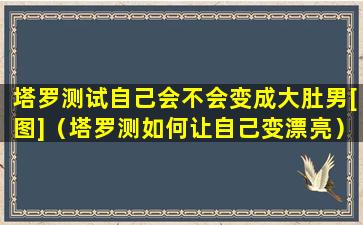 塔罗测试自己会不会变成大肚男[图]（塔罗测如何让自己变漂亮）